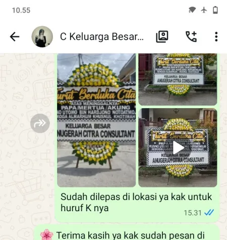 Pengiriman Papan Bunga Duka Karangampel Kidul Karangampel