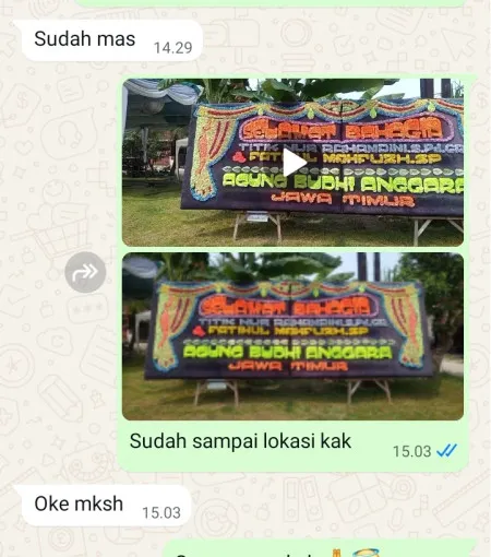 Pengiriman Papan Bunga Karangampel Kidul Karangampel